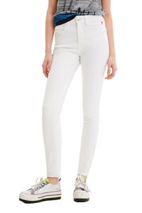 DESIGUAL Jeans Damen Baumwolle Weiß GR80521 - Größe: 44