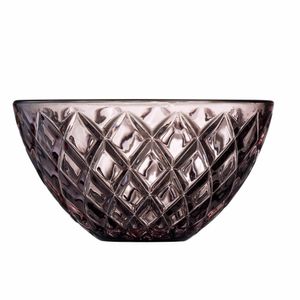 Lyngby Glass Sorrento Bowl Set of 4, malá miska, servírovacia miska, sklo, ružová, 12 cm, 29034