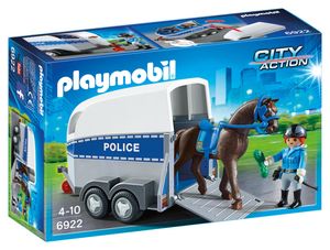 PLAYMOBIL 6922 - City Action: Polizei mit Pferd und Anhänger