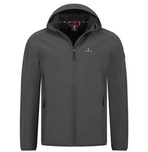 Höhenhorn Alpberg Herren leichte Softshell Jacke Outdoor Grau Gr. XL