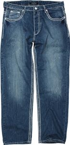 4758/4759- Jeans Stoneblau Herren Hose Uebergroesse bis W67 , Größe:44