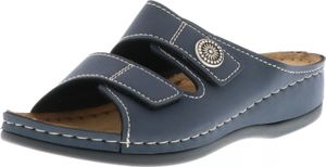 Vista Damen Pantoletten blau, Größe:42, Farbe:Blau