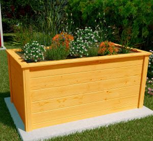 Weka Hochbeet B 139 x T 78 - 650 l -Eiche hell lasiert - Aktionsangebot