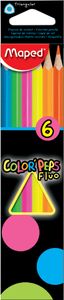 Maped Farebná ceruzka COLOR`PEPS Fluo 6-pack kartón