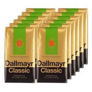 Dallmayr Classic gemahlen kräftiger Spitzenkaffee 500g 12er Pack