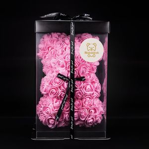 Teddy Bear Classic Teddybär aus Rosen 25 cm Geschenk -Packed - Pink
