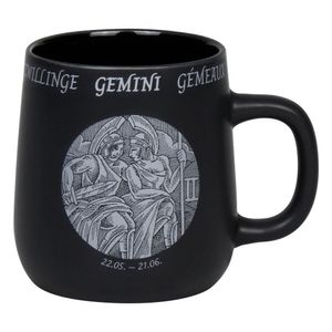 KÖNITZ Becher STERNZEICHEN - Zwillinge - 395 ml aus Bone China Porzellan / Fassbecher