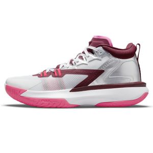 Nike Air Zoom Jordan Zion 1 One Sneaker Schuhe weiss/silber/pink DA3130-100, Schuhgröße:42.5 EU