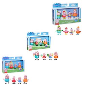 Hasbro Peppa Pig Peppa’s Adventures Familienfiguren 4er-Pack Sortiment, ab 3 Jahren; F21715L0