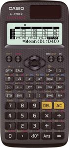 Casio® FX-87DE X Technická kalkulačka ClassWiz FX-87DE X, 593 funkcií, solárna/batériová