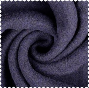 Wollfleece Meterware marine, Wollstoff Mantelstoff, Wolle Stoff *Ab 50cm