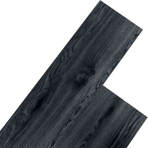 STILISTA® 5,07m² Vinyl Laminat Dielen Vinylboden Bodenbelag Eichenkrone schwarz