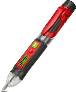Bezdotykowy tester napięcia, multimetr, wyświetlacz LED, woltomierz AC DC, automatyczna latarka, detektor, czujnik 12-1000V Retoo