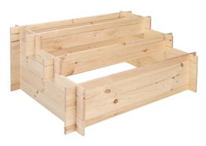 HI Zvýšená postel dřevo 100x75x40 cm