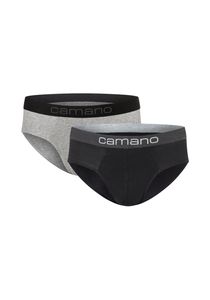Camano Slips 2er-Pack Comfort mit nachhaltigerer Baumwolle (BCI) mit bequemem Komfortbund black mix 2XL