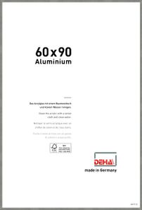 DEHA Design Aluminium Bilderrahmen Tribeca, 60x90 cm, Struktur Grau Matt