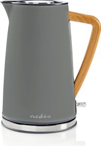 Wasserkocher | 1.7 l | Soft-Touch | Grau | Um 360 Grad drehbar | Verdecktes Heizelement | Strix® Controller | Boil-dry protection