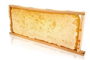 Honigwabe mit Akazien-Honig, 2,2 kg im traditionellen Holzrähmchen wertet jedes Buffet auf, nicht nur im Restaurant oder Hotel
