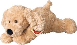 Teddy Hermann wiszący pies beżowy przytulanka miękka zabawka 28cm