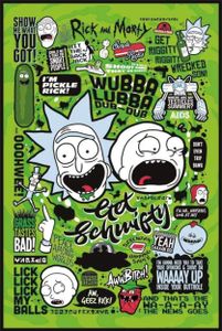 Poster Rick and Morty Quotes 61x91.5cm