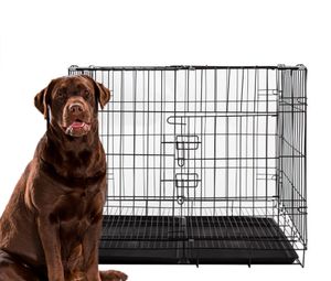 Prepravný box pre psov.Veľká kovová klietka, koterec pre psov a mačky XL, ohrádka pre psa