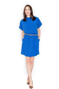 Figl Kleid im Blusenkleid-Stil, Verschluss mit Druckknöpfen, Farbe:Oliv, Größe:36
