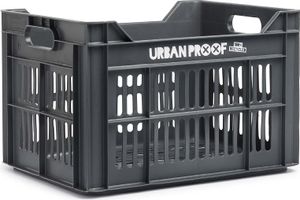 fahrradkiste Recycled 30 Liter Polypropylen aschgrau