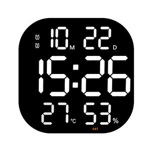 LED Wanduhr 13 Zoll: Stilvolle Acryl Deko, Countdown Timer Funktion, inklusive Fernbedienung