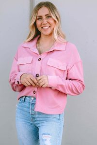 OMG Hemdjacke für Frauen Thyxiphoia rosa L