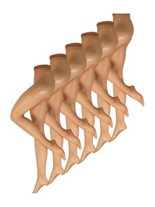 NUR DIE Fein-strumpfhose girls strumpfhose stockings Transparent, 15 Den amber 40/44 = M