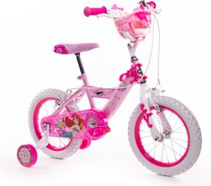 Huffy Disney Princess 14 Zoll Fahrrad, Kinderfahrrad,  Mädchenfahrrad, 4 bis 6 Jahre, Rosa