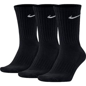 Nike 3er Pack Socken Crew Sock SX4508-001 schwarz, Größe:M