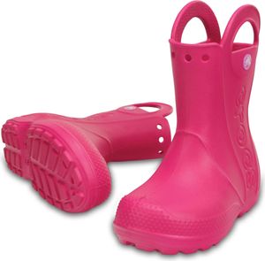 Crocs Kids' Handle It Rain Kalosze Candy Pink 22-23