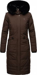 Navahoo Damen Winterjacke Langer Parka Warm Stepp Mantel Kapuze Fahmiyaa Schoko Gr. 38 - M Navahoo Damen Winterjacke Langer Parka Warm Stepp Mantel Kapuze Fahmiyaa Schoko Gr. 38 - M