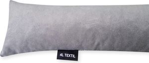 4L Textil Zugluftstopper Durchzugstopper Windstopper für Türen und Fenster Luftzugstopper für Tür Türschlange Türrolle Samt-Imitat (80 cm, Graphit (Samt)