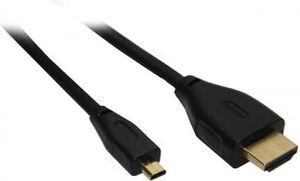 HDMI Kabel HSP Ethernet HDMI+ A-St D-Stecker 2m
