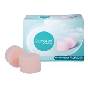 Gynotex - Soft Tampons Dry (Trocken) ohne Faden - Inhalt 6 Stück - 14032013