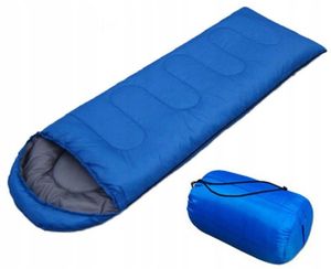 Umschlag Schlafsack Camping Ultraleichter Schlafsack mit Kappe 210 cm