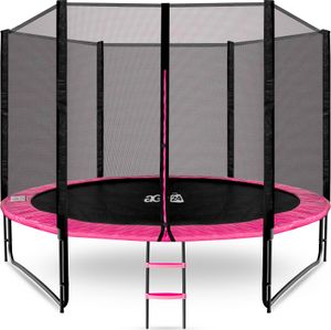 Aga SPORT PRO Trampolin 305 cm Rosa + Schutznetz