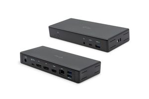 i-tec USB-C/Thunderbolt 3 Triple Display Docking Station + Power Delivery 85W - Kabelgebunden - USB 3.2 Gen 2 (3.1 Gen 2) Type-C - 85 W - 3,5 mm - 10,100,1000 Mbit/s - Schwarz