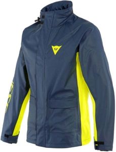 Dainese Storm 2 Jacket Black Iris/Fluo Yellow M Motocyklowa przeciwdeszczowa kurtka