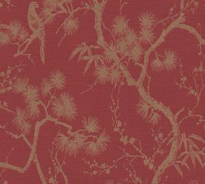 Livingwalls asiatische Tapete Metropolitan Stories florale Tapete Mio Tokio Vliestapete rot gold 10,05 m x 0,53 m Livingwalls asiatische Tapete Metropolitan Stories florale Tapete Mio Tokio Vliestapete rot gold 10,05 m x 0,53 m