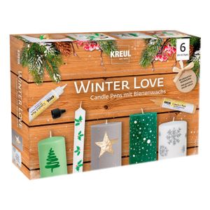 KREUL 49759 KREUL Pero na sviečky "Winter Love", sada 6 ks