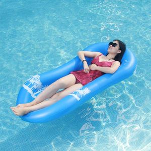 Wasser Luftmatratze Perfekte Schwimmmatratze mit Netz Aufblasbare Aqua Lounge mit Kopfteil Cool Wasserspielzeug Strandspielzeug Pool Spielzeug