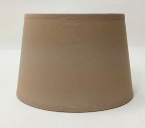 Various ovale Lampenschirm Chintz-beige zu Stehleuchte 15-20x12-15xH13cm E27 40w