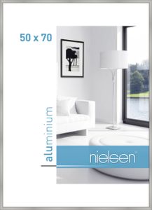 Nielsen Aluminium Bilderrahmen Classic, 50x70 cm, Silber Matt