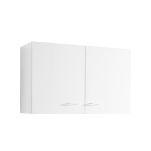 Küchen-Hängeschrank 2-türig SALERNO-03 Weiß Breite 80 cm