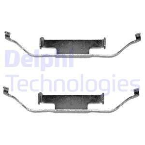 Delphi | Zubehörsatz, Scheibenbremsbelag 2 (LX0136) passend für BMW, Rover, Mini, MG