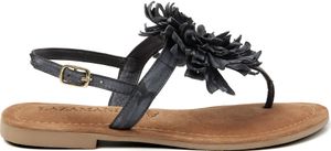 Lazamani Kim Damen Ledersandalen Black Größe 37