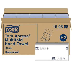 TORK Papierhandtücher 150388 Xpress® H2 Universal Interfold-Falzung 2-lagig 4.740 Tücher